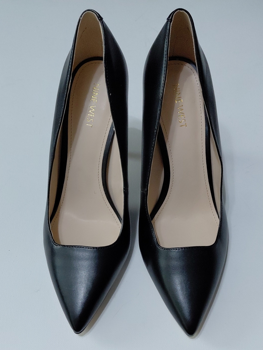 NINE WEST Women's Black Tay3   Pointed-Toe Pumps Size 10M